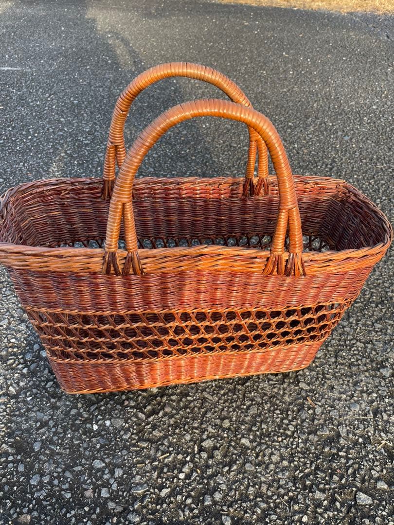 かごバッグ　3個セット　昭和レトロ