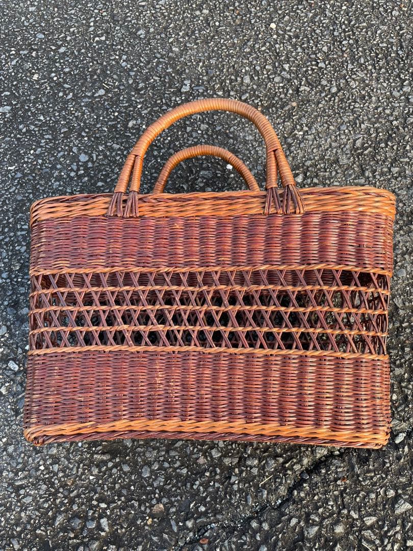 かごバッグ　3個セット　昭和レトロ