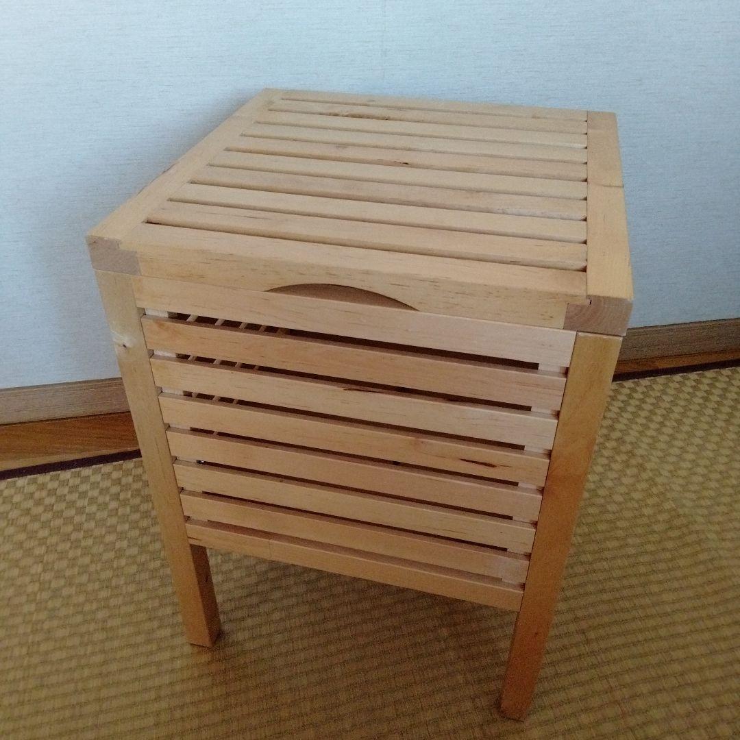 レア！IKEA　MOLGER 収納　スツール　ミニテーブル　椅子　京都市引取り