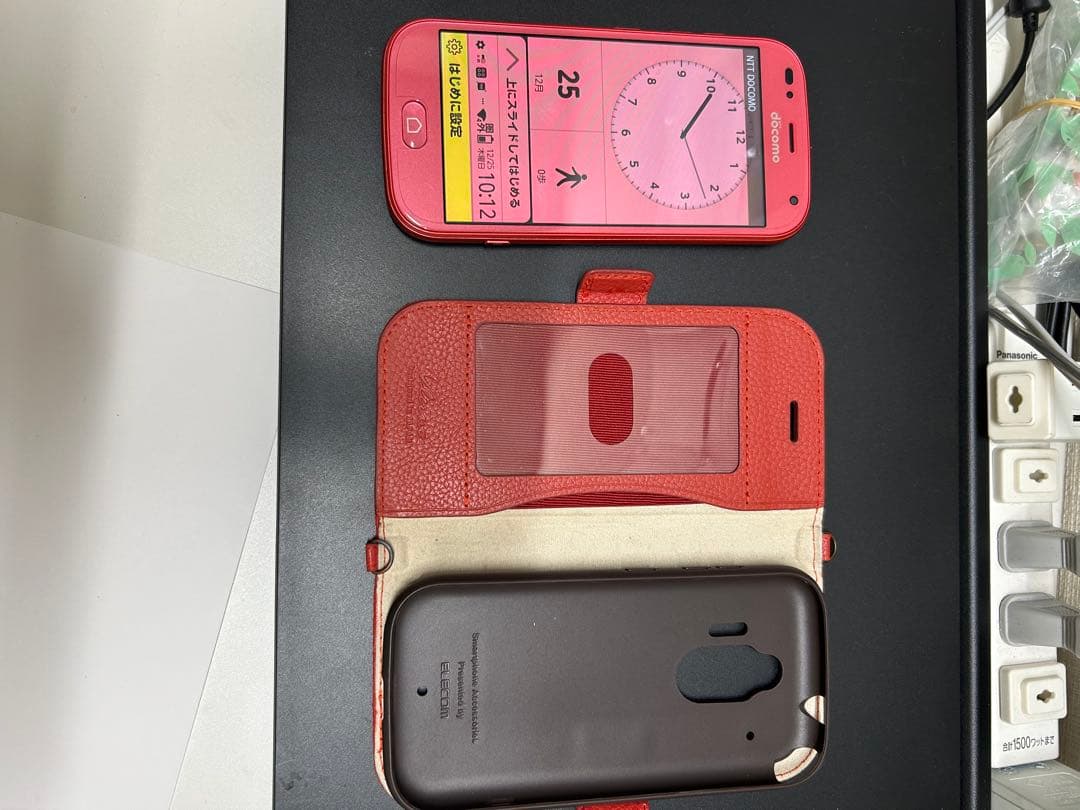 らくらくホン　F-42Aピンク
