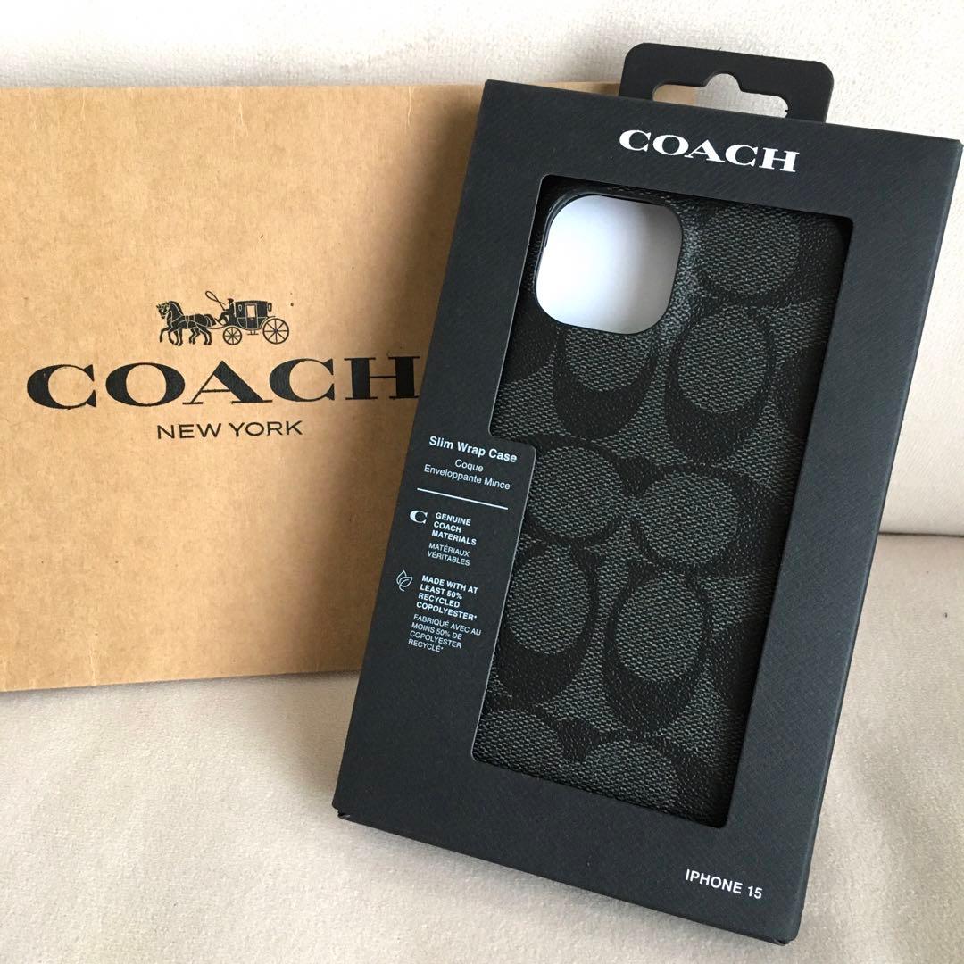 新品★COACH コーチ 定価14,300円  iPhone 15 スマホケース