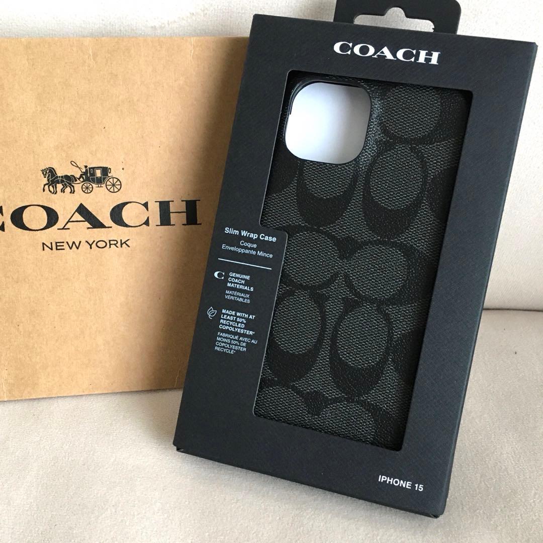 新品★COACH コーチ 定価14,300円  iPhone 15 スマホケース