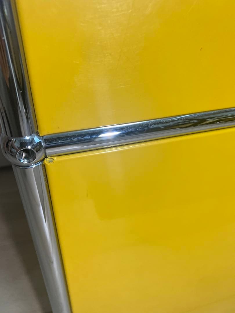 USM Haller/USM ハラー サイドテーブル 2段キャビネット/イエロー