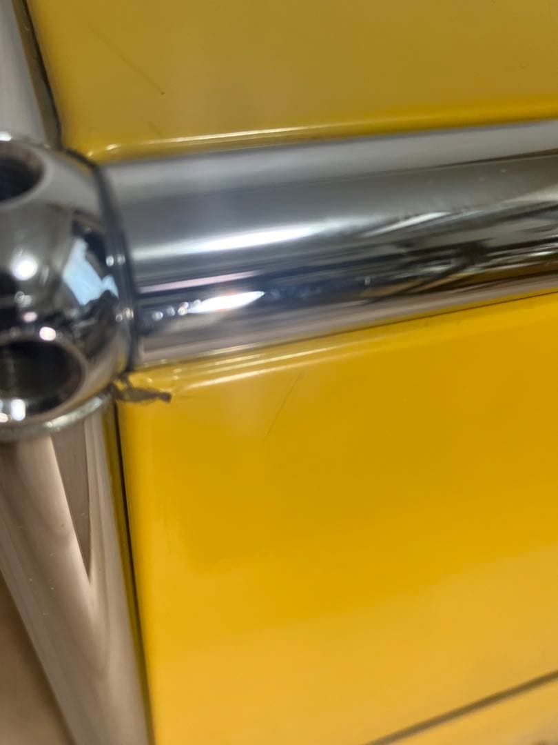 USM Haller/USM ハラー サイドテーブル 2段キャビネット/イエロー