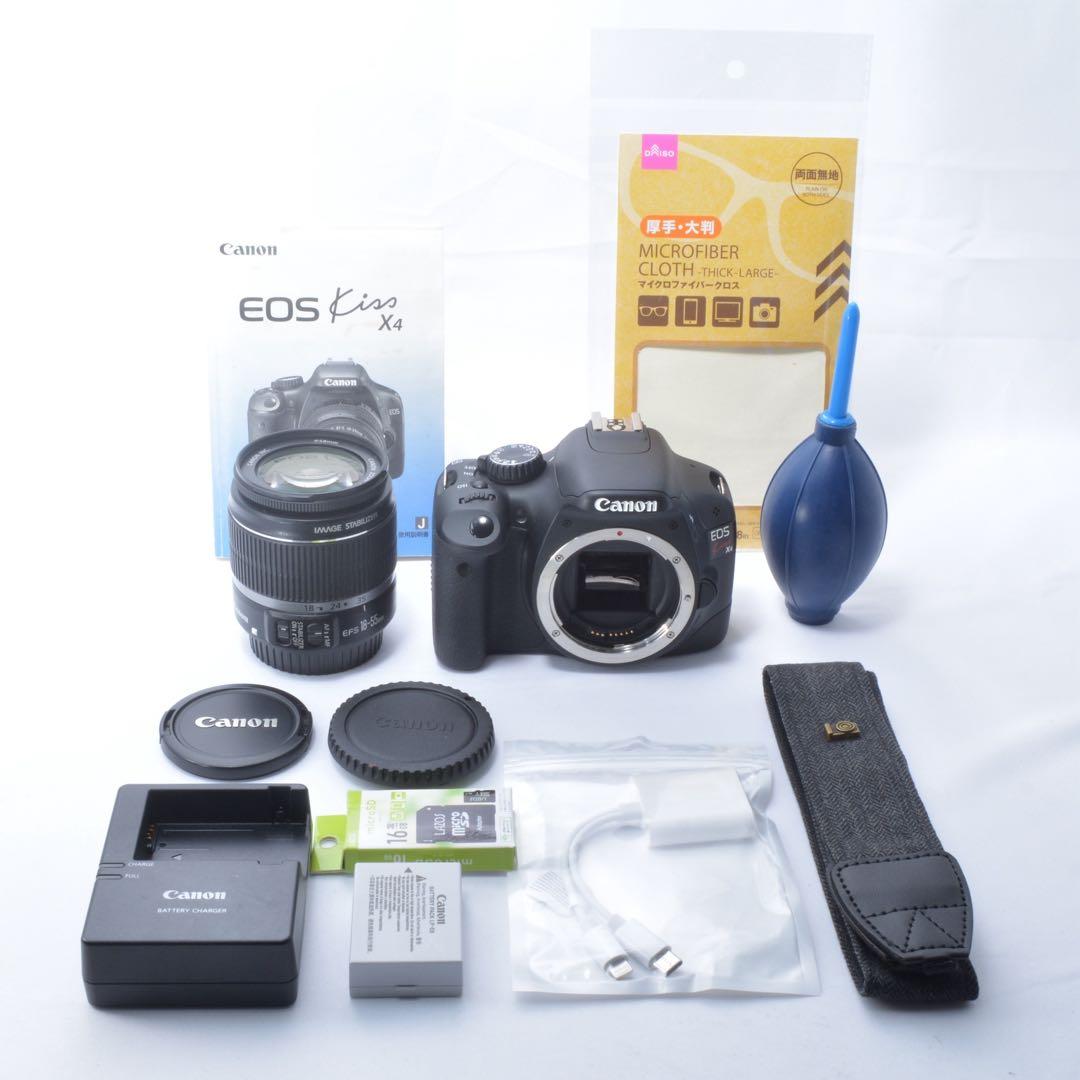 【極美品✨】初めての方おすすめ❣️Canon kiss X4 スマホ転送OK✨