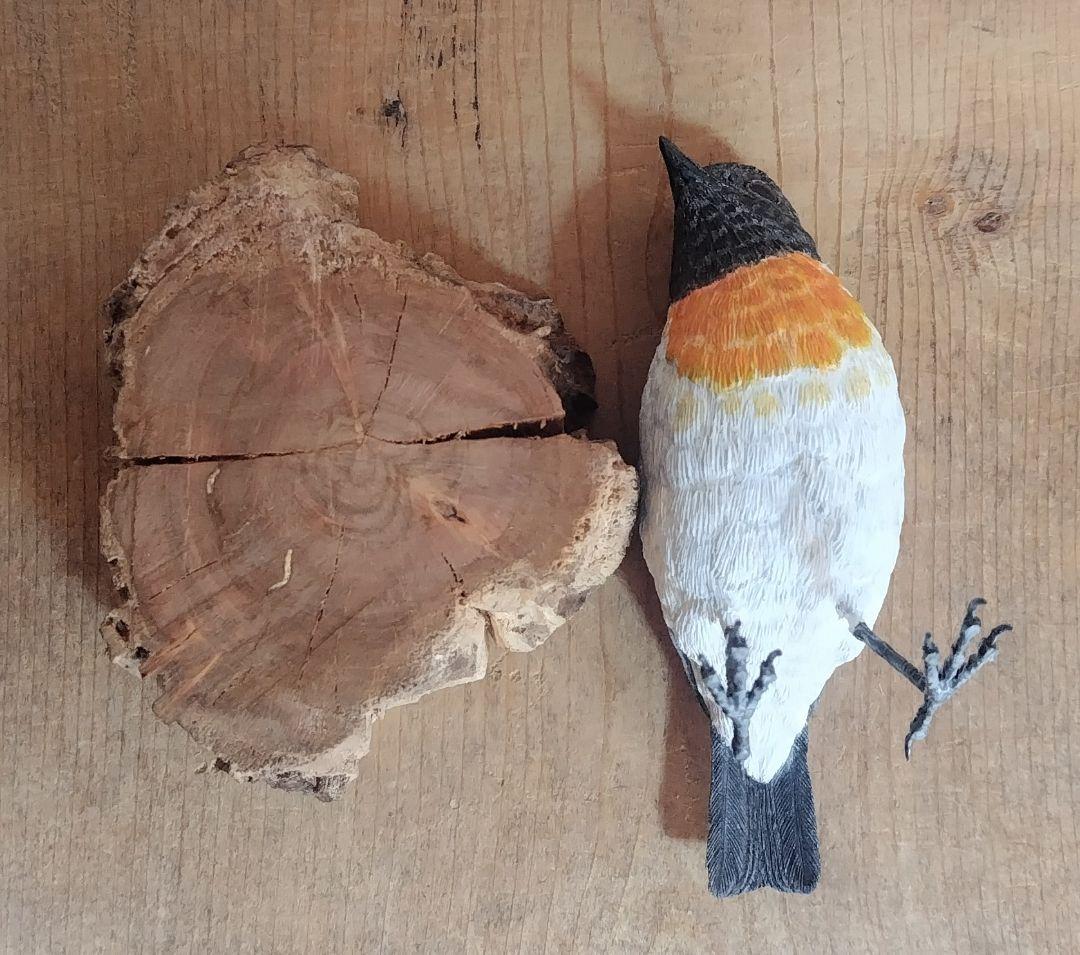 バードカービング　\"ノビタキ”