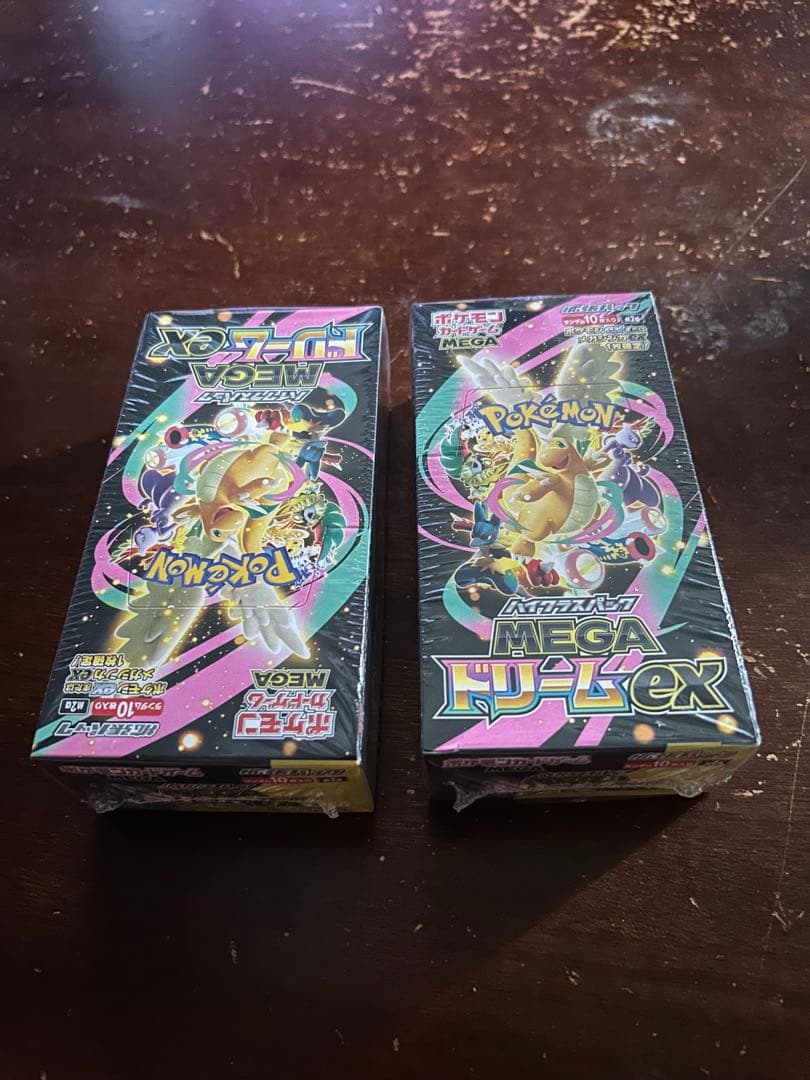 ポケモンカードゲーム MEGA ドリームEX 2パック シュリンクペリペリ付