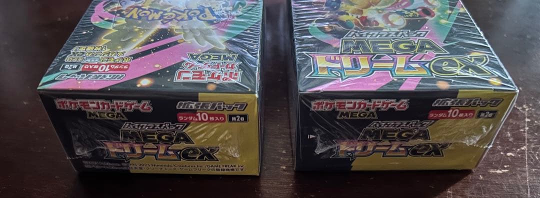 ポケモンカードゲーム MEGA ドリームEX 2パック シュリンクペリペリ付