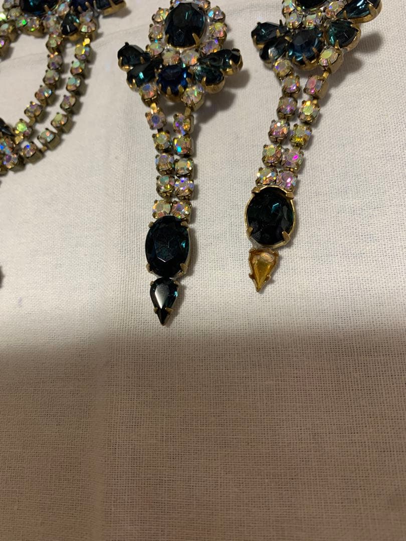 チェコガラス　ネックレス　イヤリング