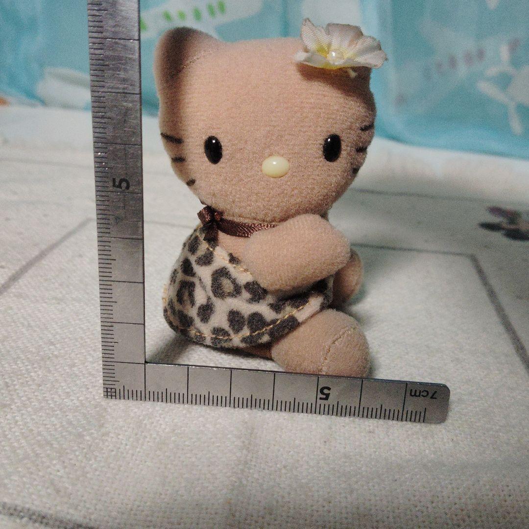 ハローキティ　ヒョウ柄 マスコット　レオパード　ぬいぐるみ　ガングロ　2002年