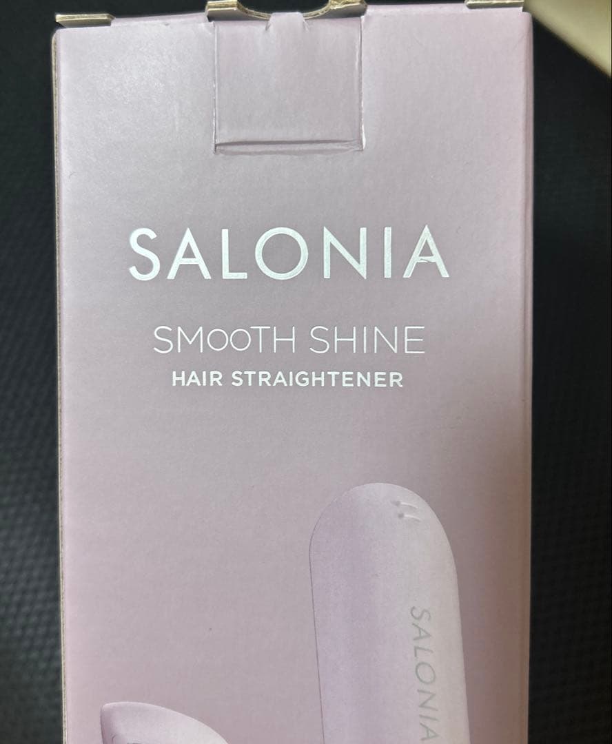 SALONIAサロニア スムースシャイン ストレートアイロン ヘアアイロンピンク