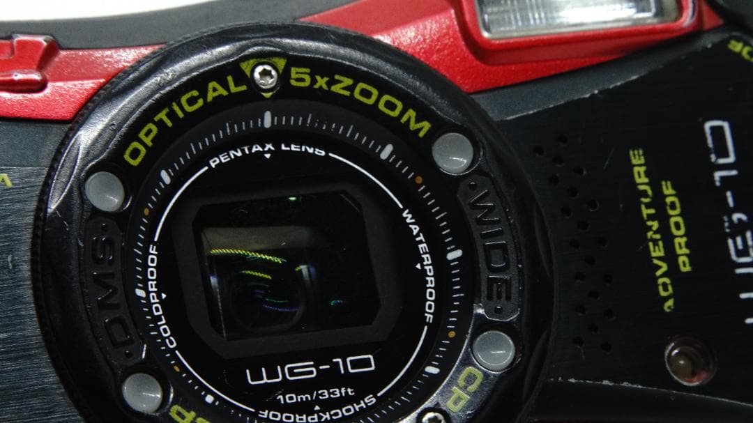 【W2386】 PENTAX WG-10 レッド ペンタックス