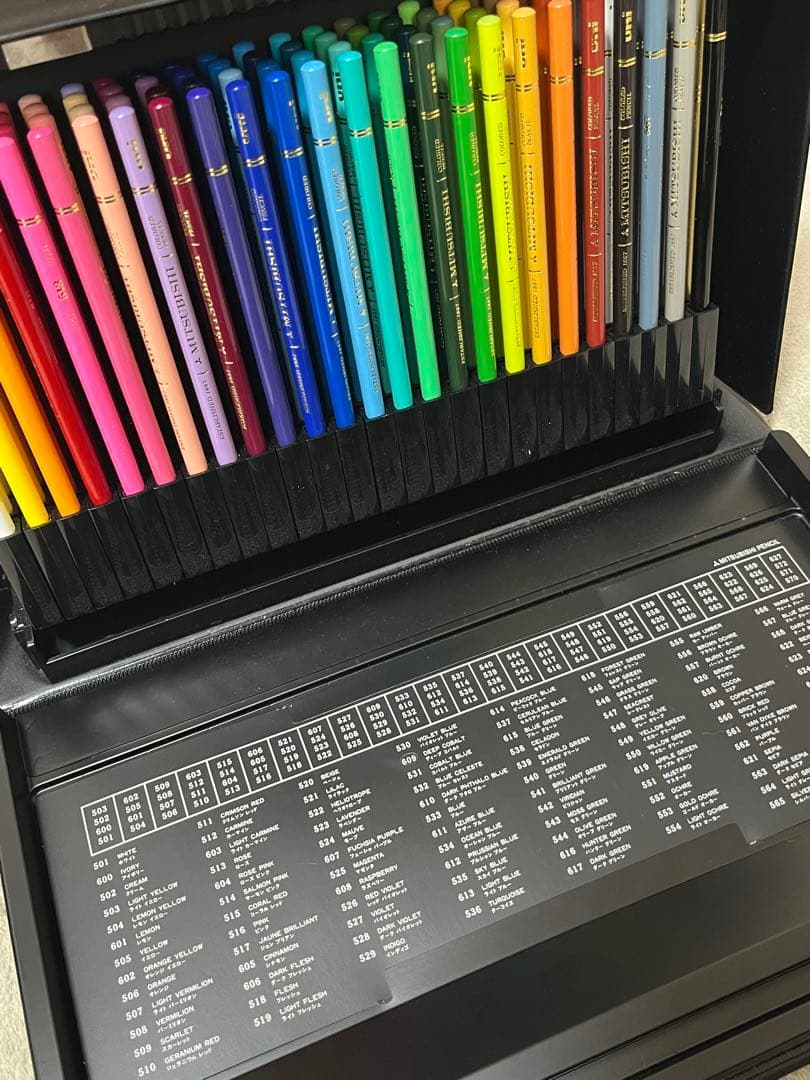 uni 100色 色鉛筆 セット 専用ケース付