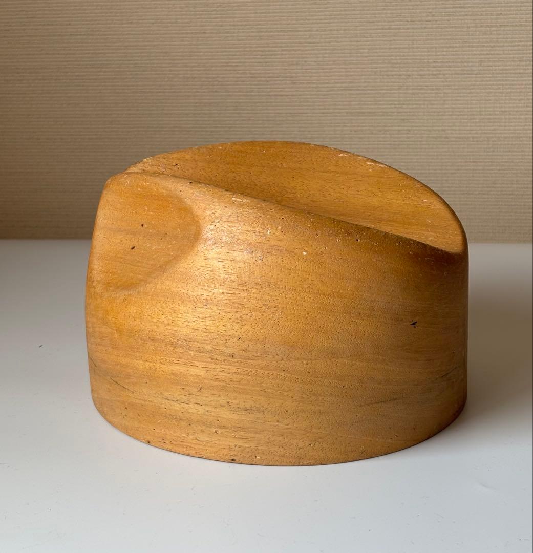 帽子木型ー中折れ58cm イギリス製　Guy Morse Brown CB112