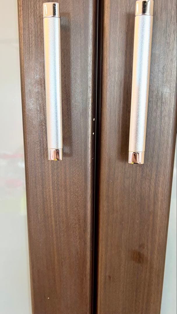 ニトリ　食器棚　ブラウン