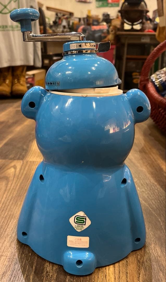 TIGER かき氷機 ABF-100 きょろちゃん ブルー タイガー魔法瓶