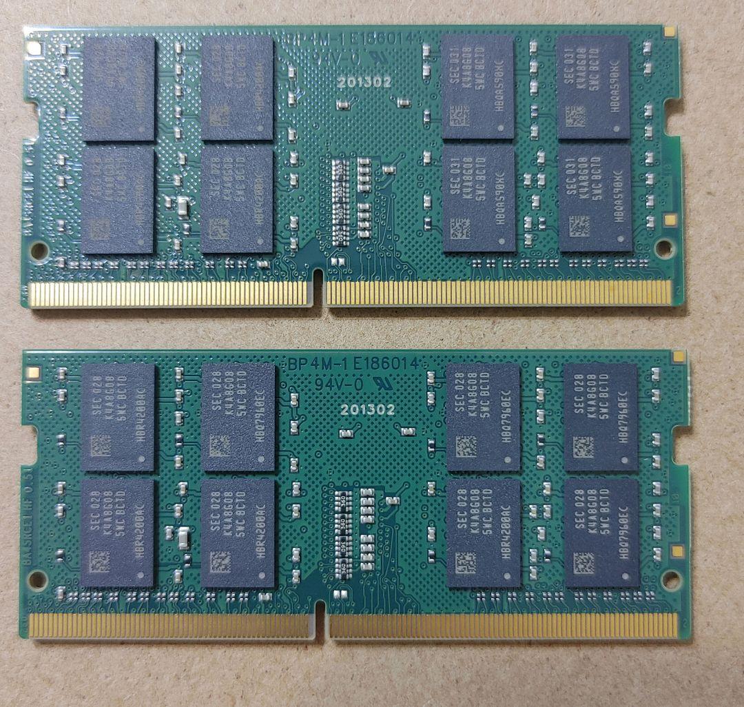 Transcend 16GB DDR4 2133MHz (16GB×2枚セット)