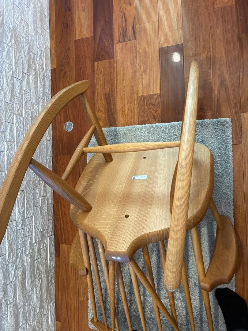 飛騨産業　ロッキングチェア　キツツキ　美品