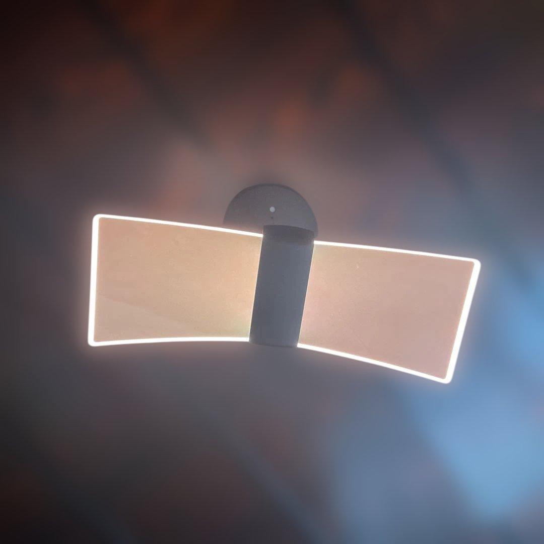 SHARP製　LED ペンダントライト 曲線デザイン