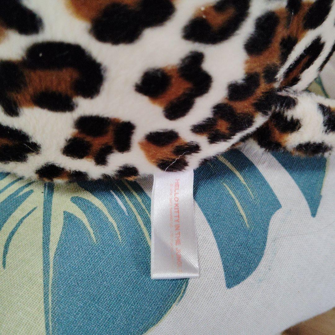 hello Kitty 50 cmハローキティ ヒョウ柄ぬいぐるみ