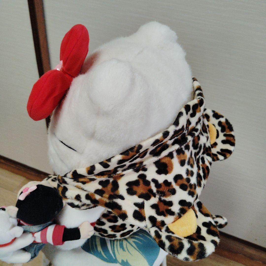 hello Kitty 50 cmハローキティ ヒョウ柄ぬいぐるみ