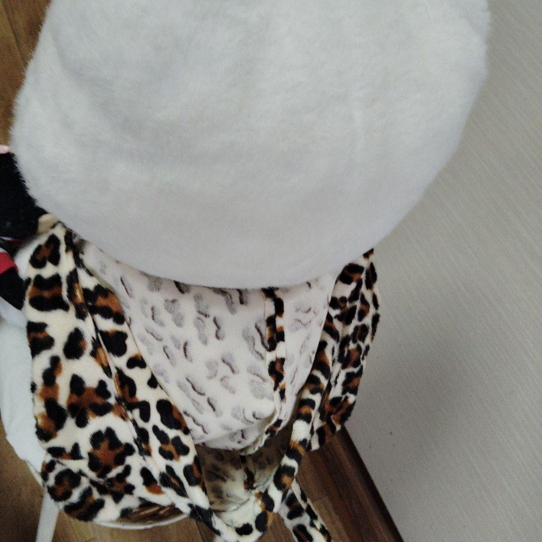 hello Kitty 50 cmハローキティ ヒョウ柄ぬいぐるみ