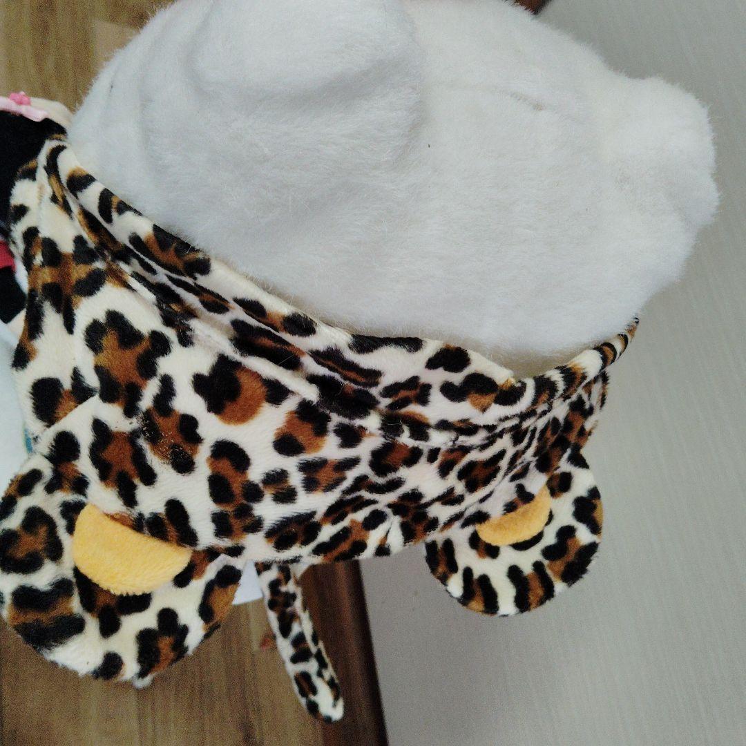 hello Kitty 50 cmハローキティ ヒョウ柄ぬいぐるみ