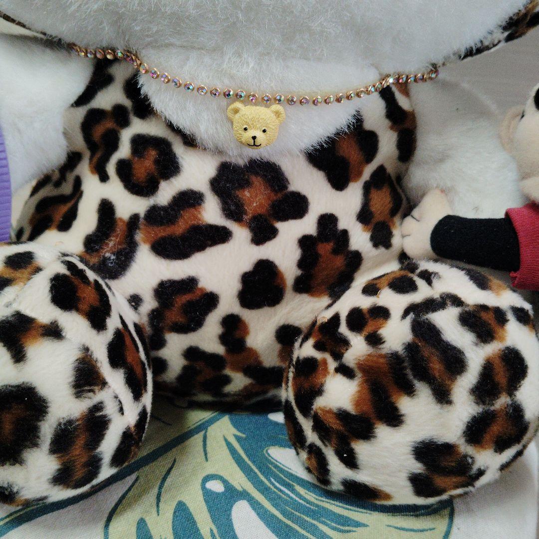 hello Kitty 50 cmハローキティ ヒョウ柄ぬいぐるみ