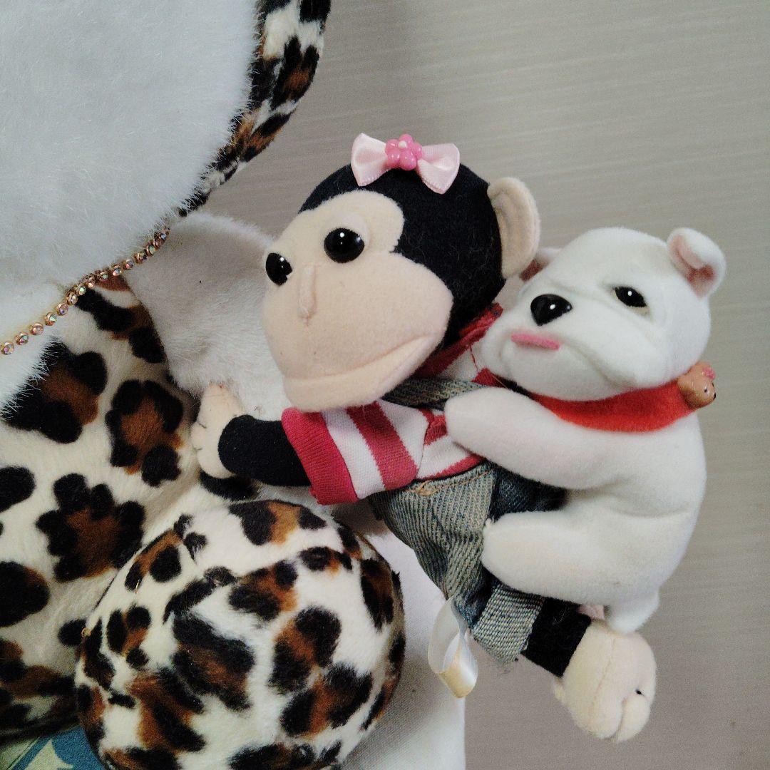 hello Kitty 50 cmハローキティ ヒョウ柄ぬいぐるみ