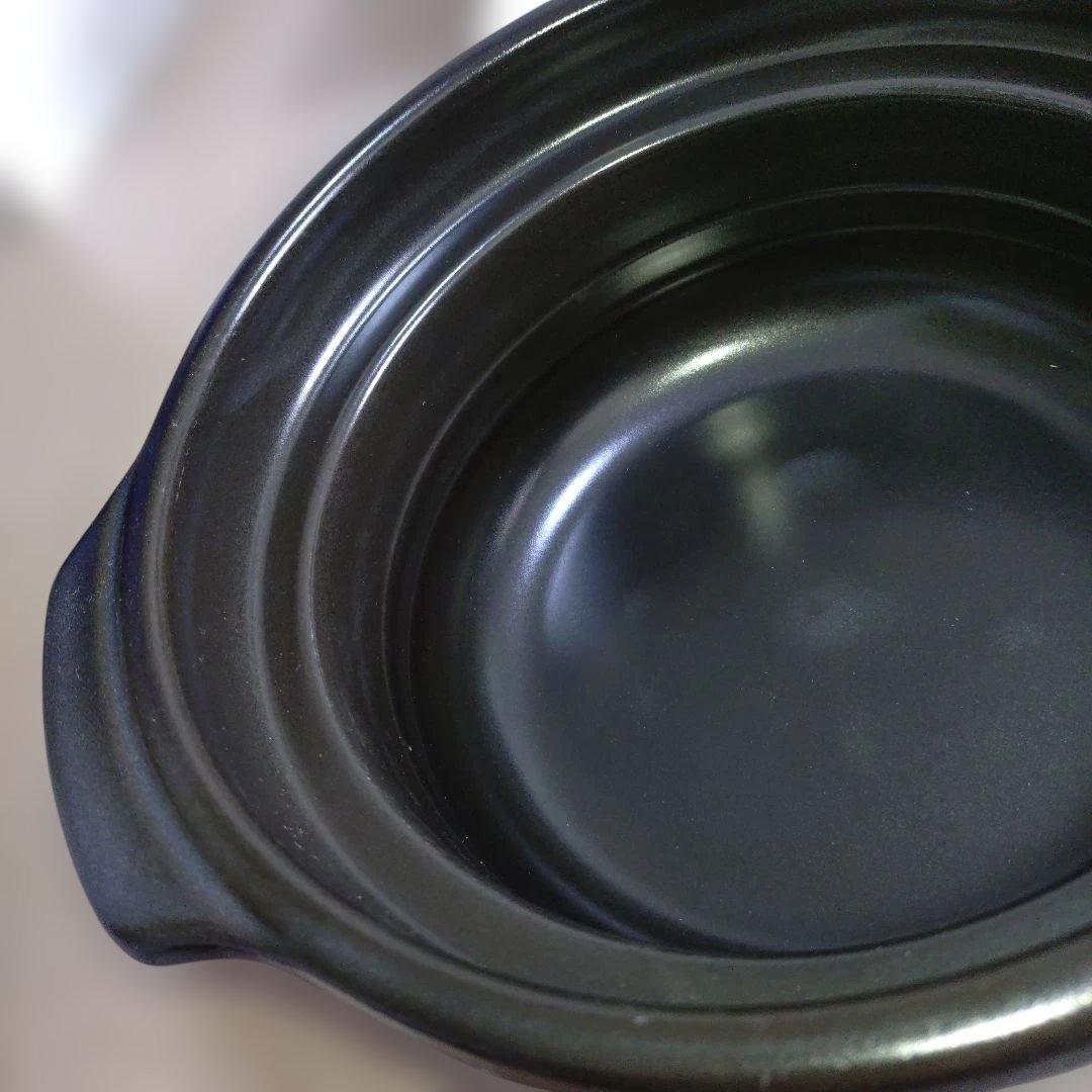 未使用 HARIOハリオ フタがガラスのご飯釜 土鍋 3合用 GN-200B