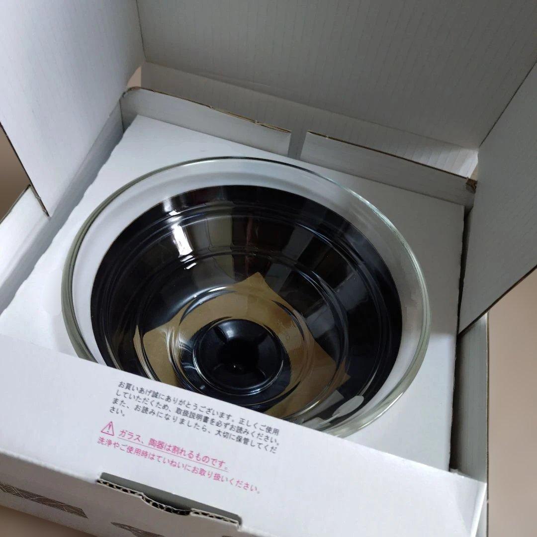 未使用 HARIOハリオ フタがガラスのご飯釜 土鍋 3合用 GN-200B