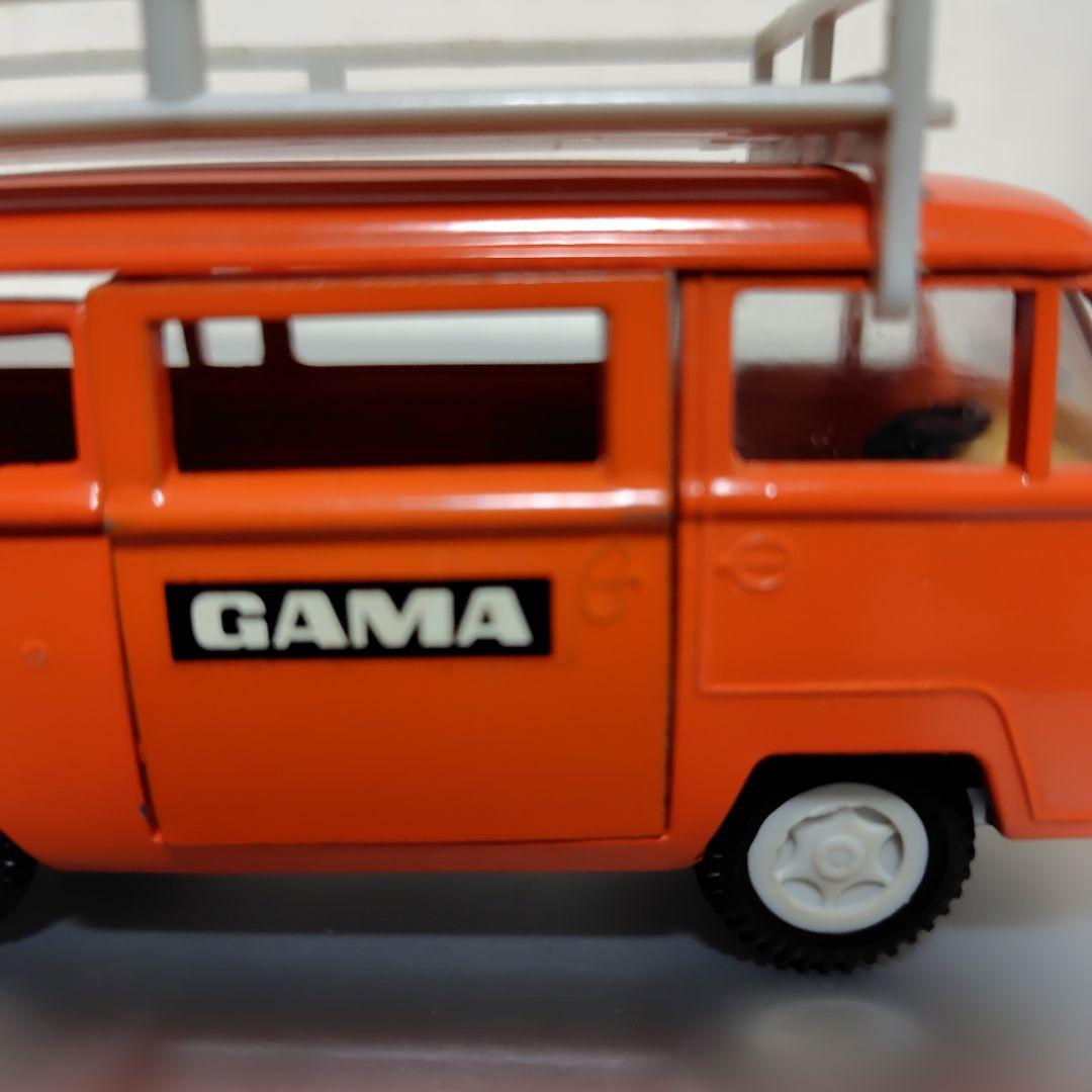 GAMA フォルクスワーゲンレイトバス　キャリア付き　オレンジ