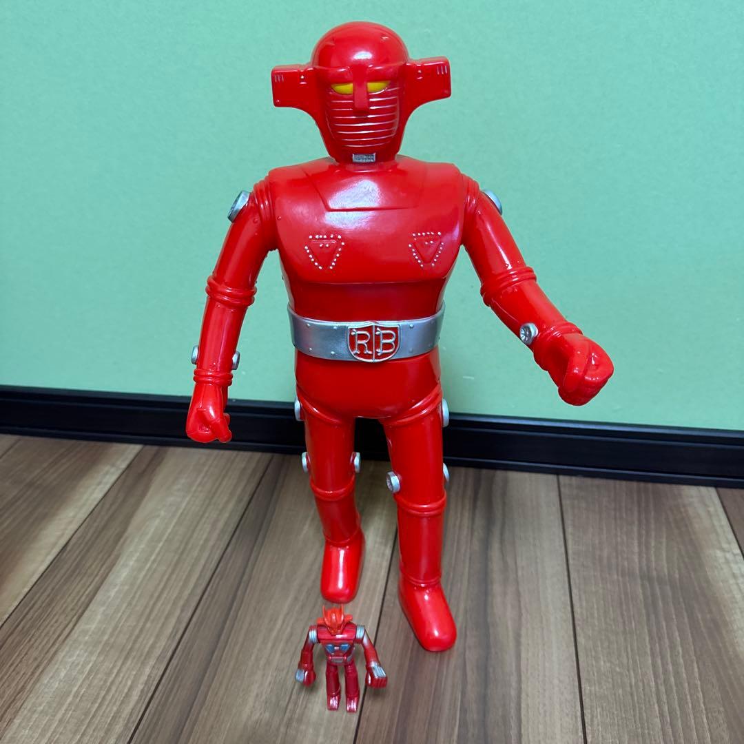 特大 レッドバロン ソフビ スーパーロボット マッハバロン 超合金 当時物