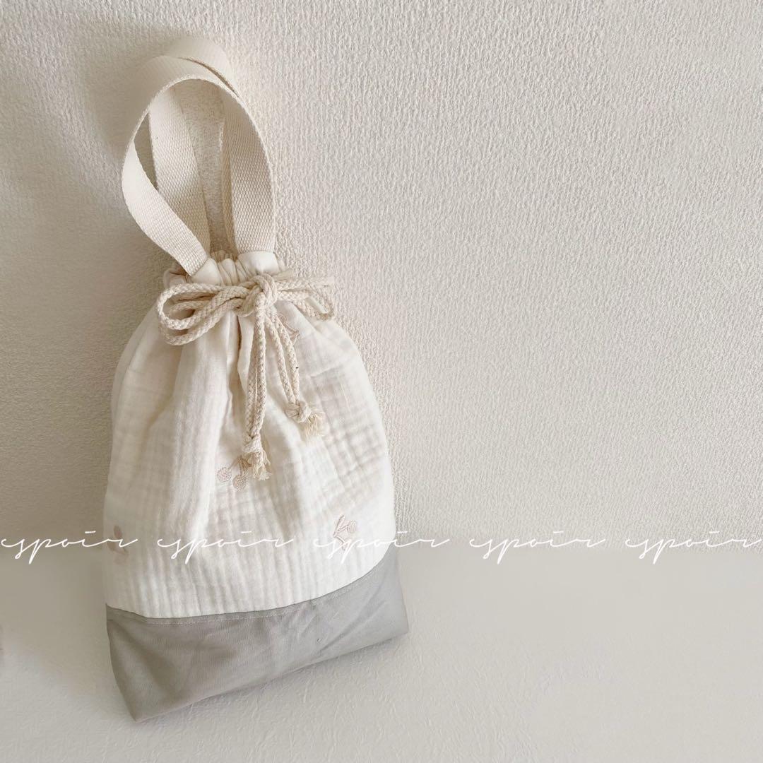 【送料無料】入園入学3点セット(さくらんぼ柄)ベージュ