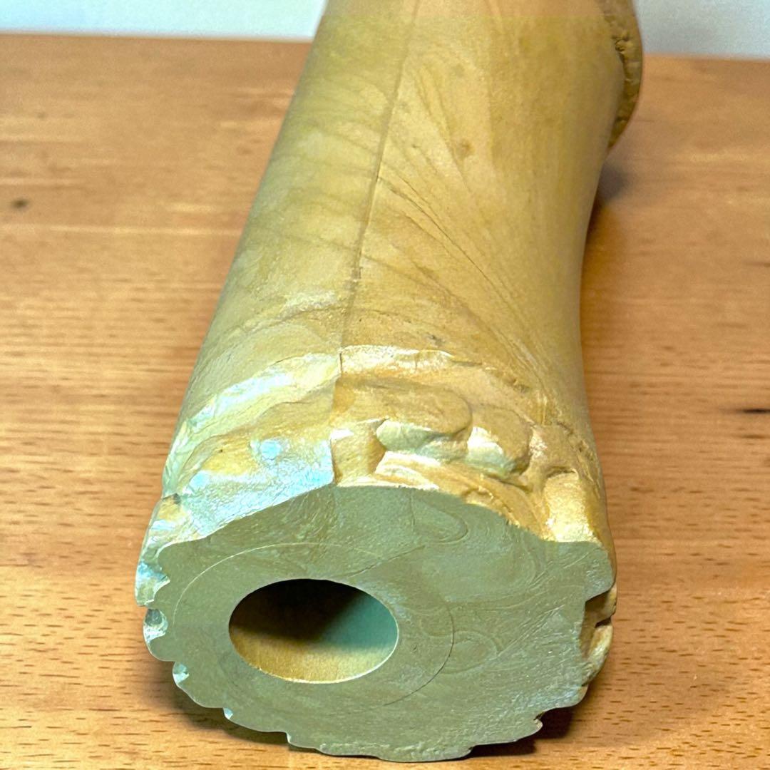 ほぼ未使用級❣️極美品✨プラスチック尺八【悠】一尺八寸 金色仕上げ 尺八 割れない