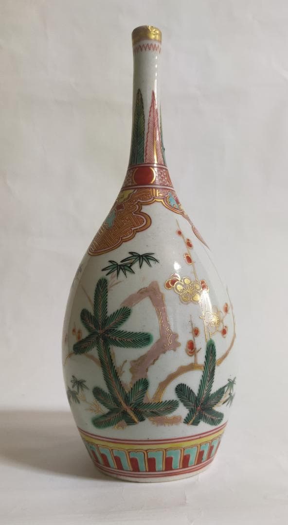 九谷焼御神酒徳利松竹梅初春