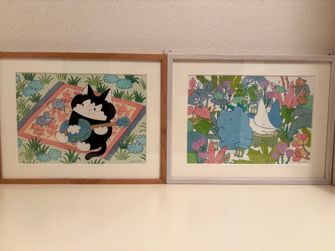 ヒダカナオト個展「寝息と鼻歌」の原画
