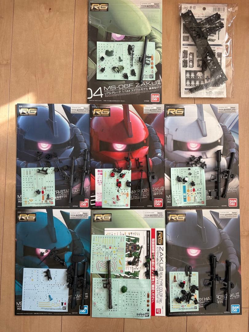 RG ザク　7体セット　ジャンク　組立済み