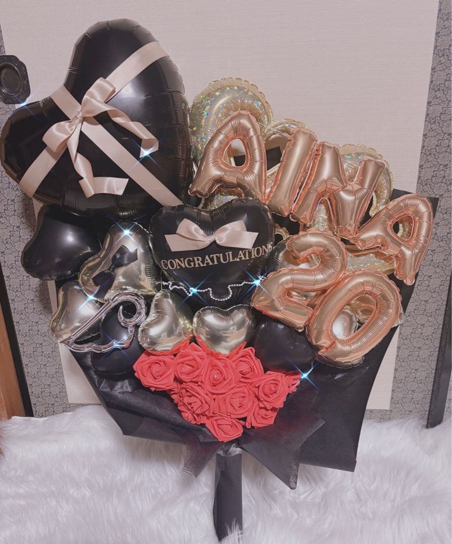 にョ　次回発送3/9 バルーン　卒業ブーケ　バルーンギフト　生誕祭　卒業式
