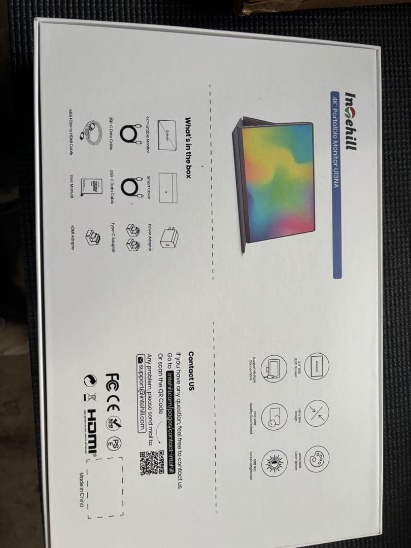 Intehill 13.4インチ 4Kポータブルモニター 未使用