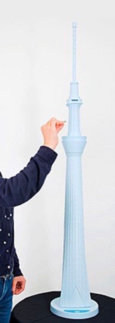 新品 東京スカイツリーバンク 634 貯金箱 1/500スケール 全高1.26m