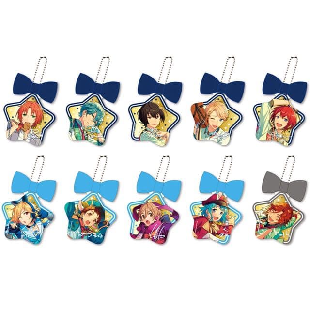 新品★あんスタ★Knights【朱桜司】ピカピカゴールドアクリルキーホルダー