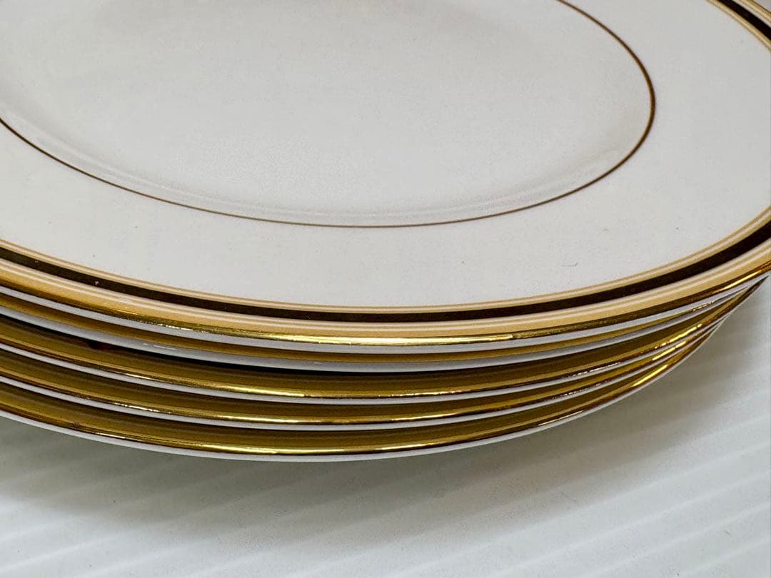  クリオ　プレート　まとめて　ゴールドライン　大皿5枚　中皿5枚
