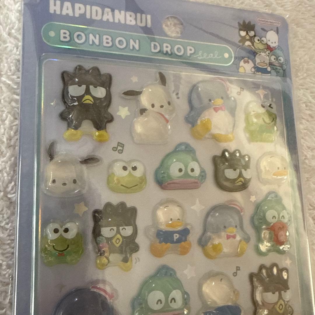 サンリオ第一弾【正規品】ボンボンドロップシールはぴだんぶい