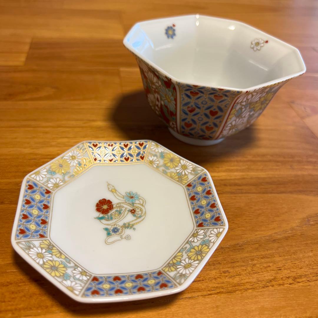 【ミキティー様☆専用】ナタリー・レテ アフタヌーンティー 九谷焼 干支白蛇