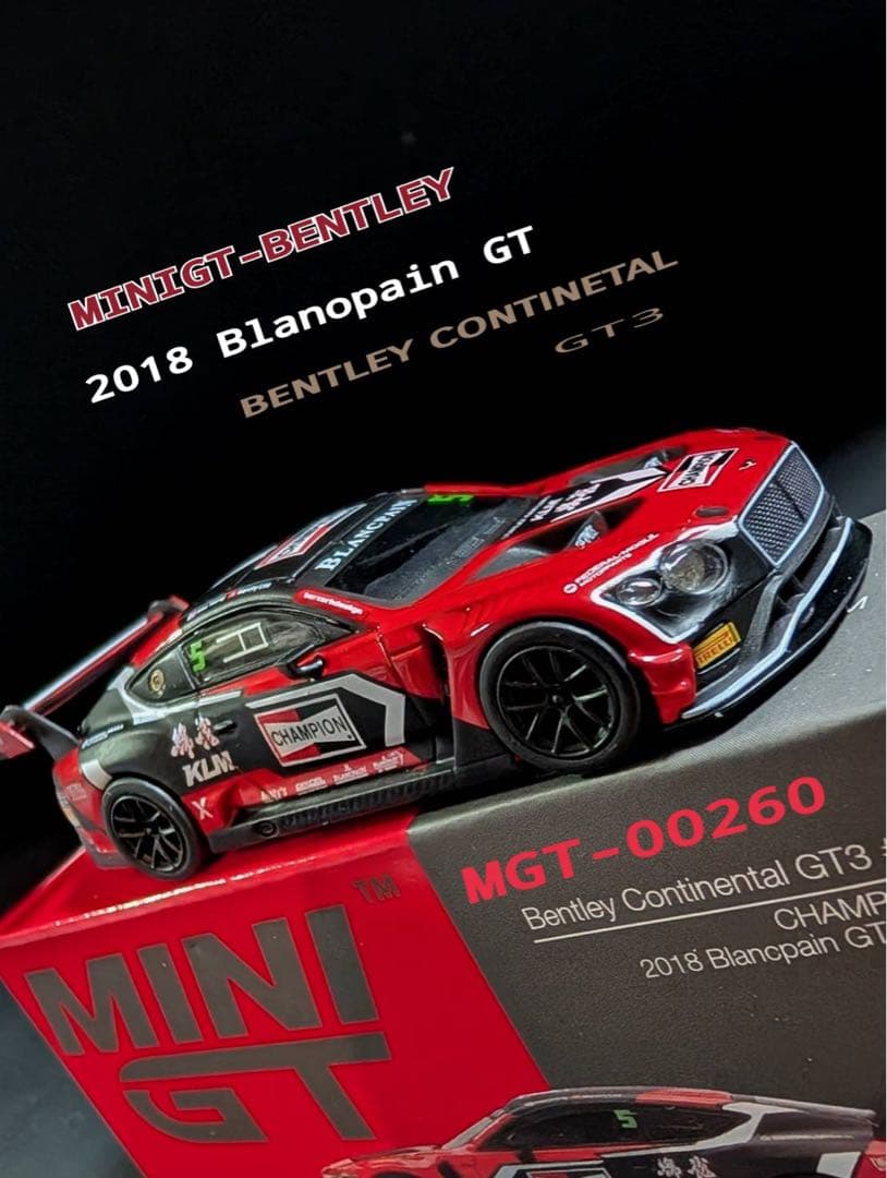 MINIGT 1/64 Bentley Continental GT3 完売品
