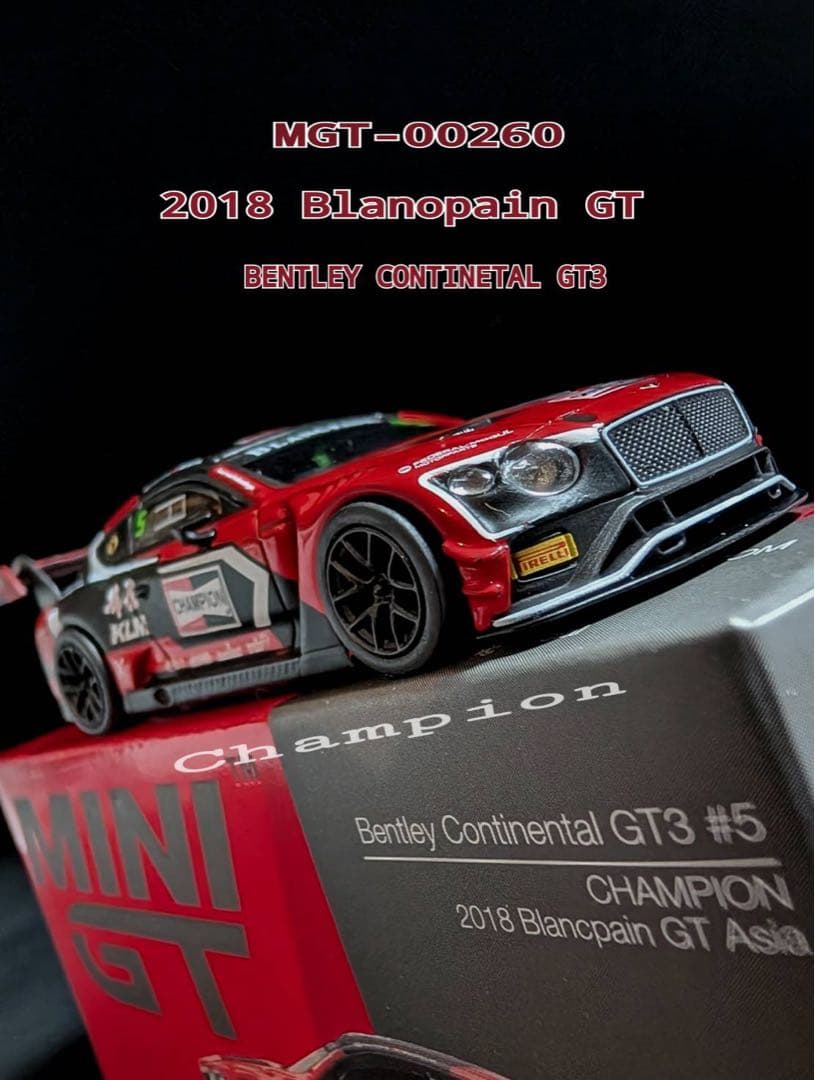 MINIGT 1/64 Bentley Continental GT3 完売品