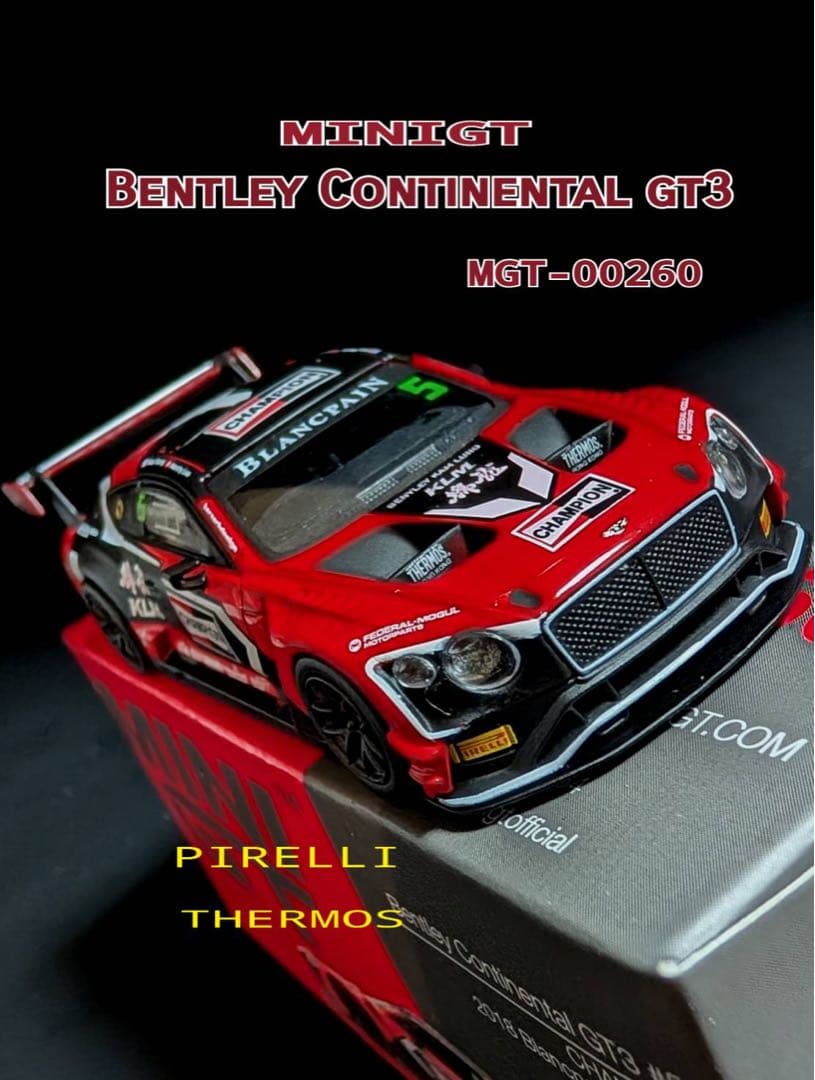 MINIGT 1/64 Bentley Continental GT3 完売品