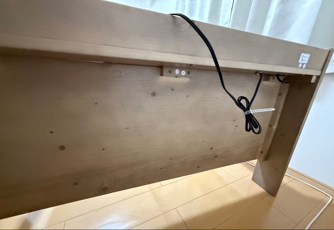 状態良★【たのメル便・解体済】RASIK セミダブル コンセント付き 簡単組立