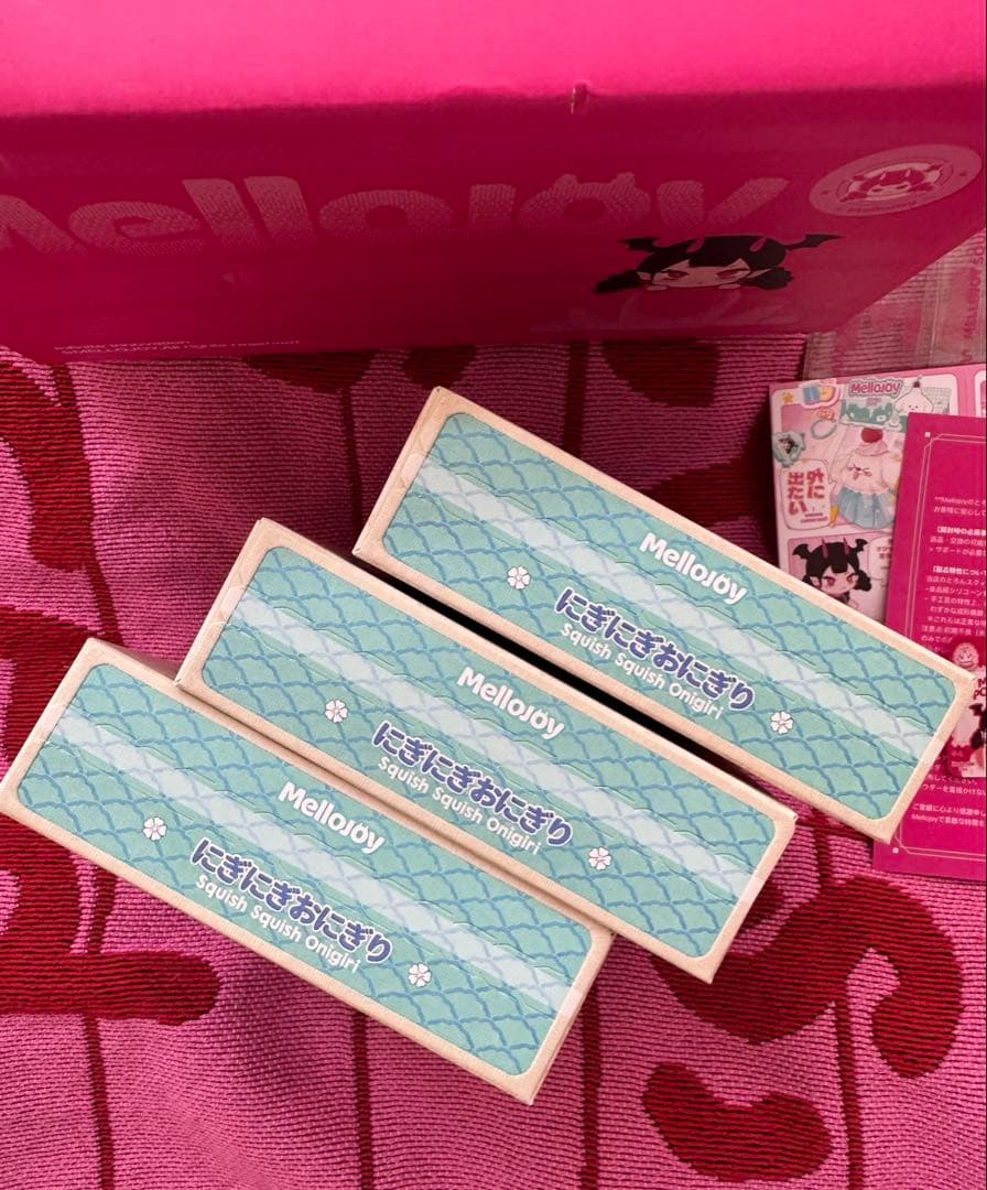 【新品未開封】mellojoy メロジョイ にぎにぎおにぎり3個　フルセット